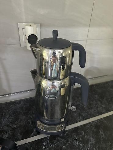 çörek bişiren aparat: Elektrik çaydan–çaynik dəsti (samovar tipli) - Marka: Alpina (görünən — 1