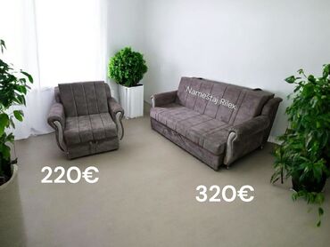 Sofe i kaučevi: Trosed i fotelja – Nameštaj Rilex - Model: klasičan trosed sa — 1