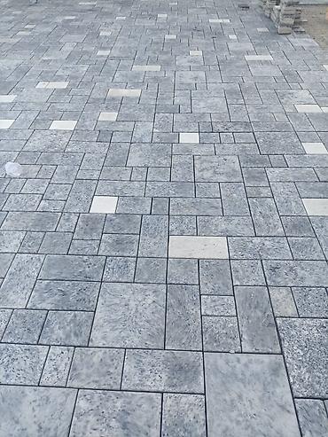Тротуарная плитка: Тротуарная плитка «Классик Микс» (серо-белая) - Материал — 13