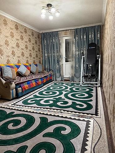 однокомнатная квартира купить: 3 комнаты, 58 м², Курманжан-Датка мкр., 103 серия, 2 этаж — 5