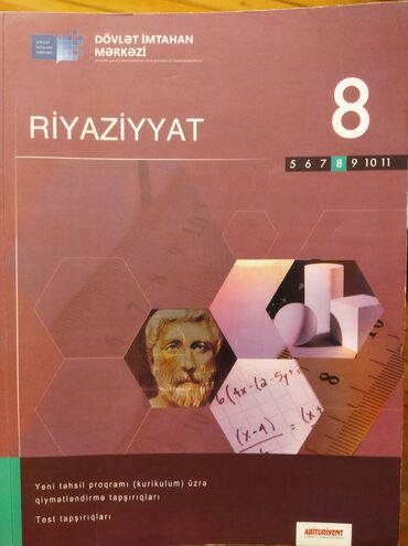 4 cu sinif riyaziyyat kitabi pdf yukle: 8-ci sinif Riyaziyyat DİM kitabı. Kitab yaxşı vəziyyətdədir. Qiyməti