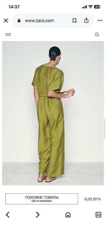 kombinezon satisi: Tulum, Zara, L, rəng - Yaşıl — 3