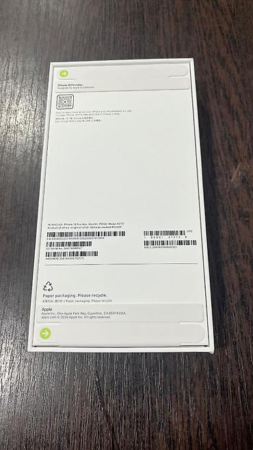 iphone: IPhone 18 Pro Max, 256 GB, Mavi — 1