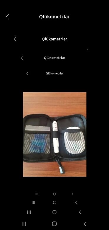 İnqalyatorlar, nebulizerlər: Qlükometrlər