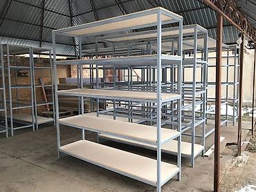 Этажерки для кухни: Продается стеллаж из профильной трубы размеры высота 1900мм Длина — 5