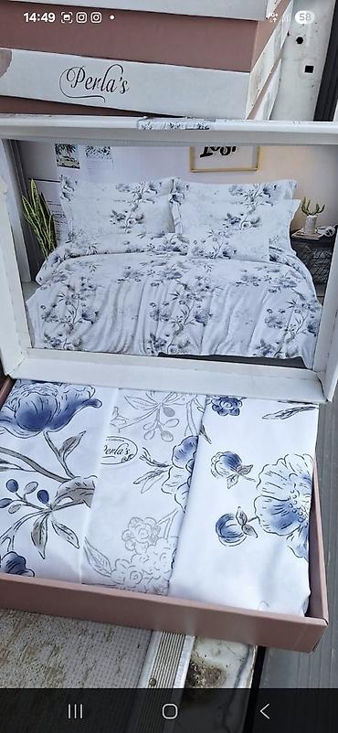 Posteljina: Posteljina bračni set – Perla’s - Dimenzije: - Čaršaf: 240 x 260 cm — 12