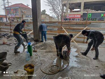 Beton işləri: Beton kesme kəsmə karotçu - Beton kəsmə deşmə və daşınması - Beton — 7