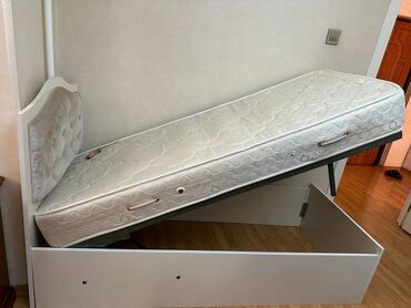 kravati: Б/у, Односпальная кровать, С подъемным механизмом, С матрасом, С выдвижными ящиками, Азербайджан