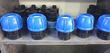 Муфты для соединения труб: Компрессионные фитинги TEBO technics для ПНД труб. В ассортименте — 28