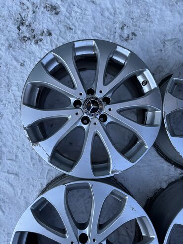 Диски: Литые Диски R 18 Mercedes-Benz, Комплект, отверстий - 5, Б/у — 6