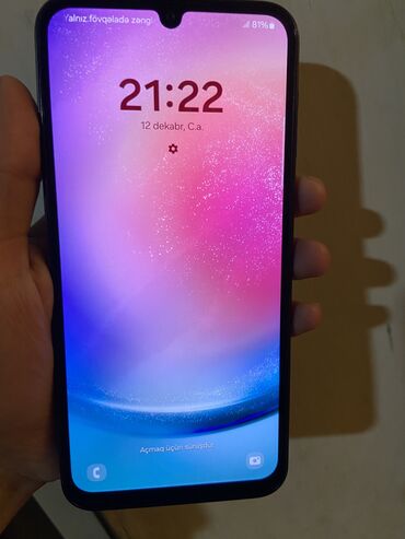 a8 samsung: Samsung Galaxy A24 4G, 128 GB, rəng - Qara, Zəmanət, Sensor, Barmaq izi