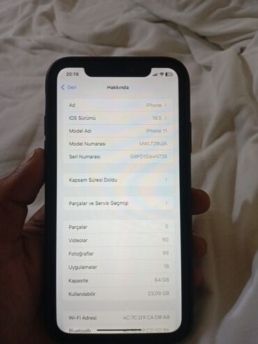 irshad telecom iphone 8: IPhone 11, 64 ГБ, Black Titanium, Беспроводная зарядка, Face ID