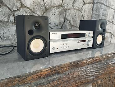 dinamik dayağı: Pioneer VSX-514 AV resiver + Sony iki ədəd akustik kolonka dəsti — 2