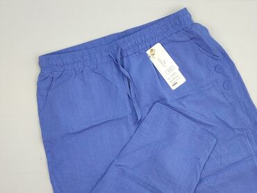 Material trousers for women, size 7XL (EU 54)