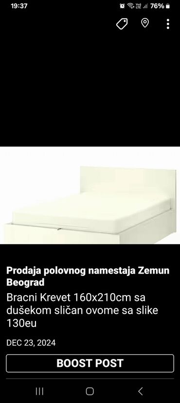 Sofe i kaučevi: Kreveti od 8500din do 13500din 20modela I polovan namestaj Zemun za — 12