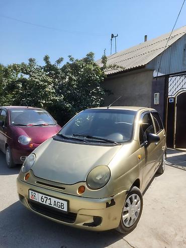 дрифт бишкек: Daewoo Matiz: 2007 г., Кол менен иштөөчү, Бензин, Хетчбек — 1