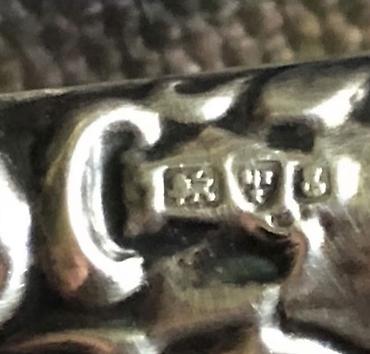 Ножи: Gümüş qulplu rajok, 1900 illərə aid, made in England — 3
