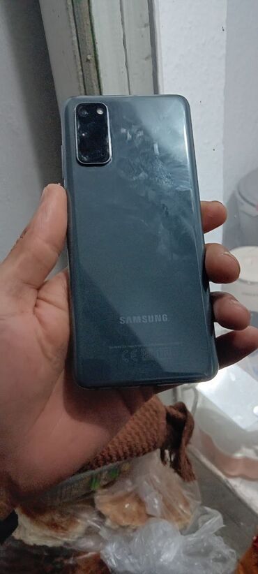 я ищу телефон бу: Samsung Galaxy S20, Колдонулган, 128 ГБ, түсү - Боз, 2 SIM