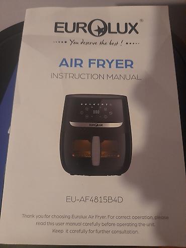 1984 kitab: Eurolux Hava Fritözü – Model: EU-AF4815B4D Xüsusiyyətlər: - Rəqəmsal — 4