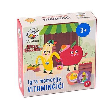 igrice za decu: Vrabac – Igra memorije “Vitaminčići” • Šifra proizvoda: 2300 • — 1
