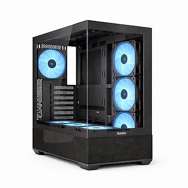 ПК корпусу, Жаңы, XGame, ATX, түсү - Кара