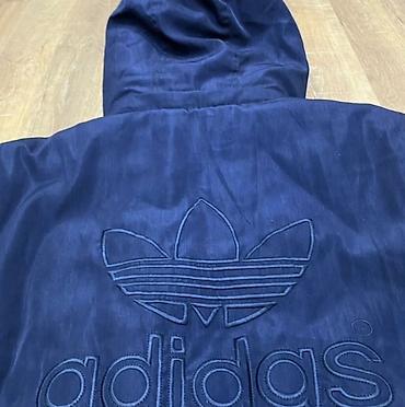 Куртки: Зимняя куртка Adidas Originals (Trefoil), тёмно‑синяя - Утеплённая — 4