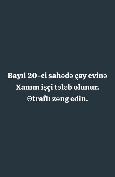bolt taksi qaynar xett: Ofisiant tələb olunur, Kafe
