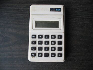 plis materijal za haljine: Casio electronic calculator HL-809 Sa početka 80-ih. Dugo stoji