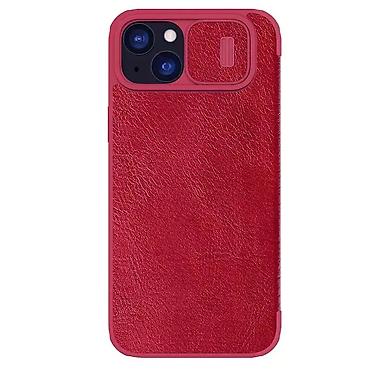 Maske i futrole za telefone: Maska Nillkin Qin Pro za iPhone 15 Plus 6.7 crvena. Uz brzu dostavu i — 4