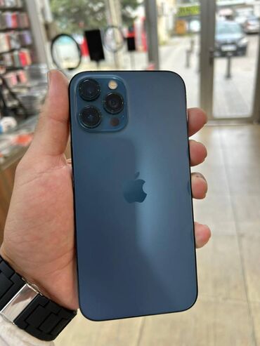 Apple iPhone: IPhone 12 Pro Max, 128 GB, Blue Titanium