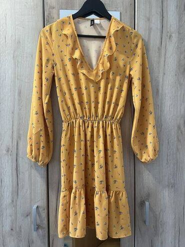 safari haljina: H&M XS (EU 34), color - Yellow, Other style, Long sleeves