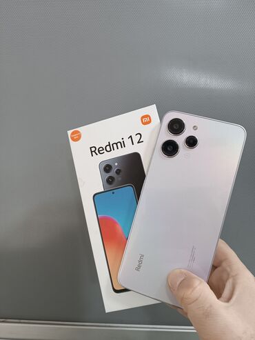 Xiaomi: Xiaomi Redmi 12, 128 GB, rəng - Ağ, 
 Barmaq izi, İki sim kartlı