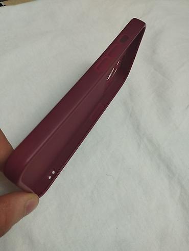 iphone xr case: Bordo rəngli silikon telefon örtüyü - Model uyğunluğu: (iPhone 13) — 3