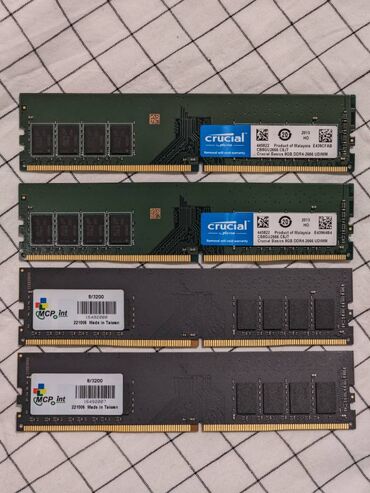 crucial mx500 250gb: Оперативная память, Б/у, 8 ГБ, DDR4, Для ПК