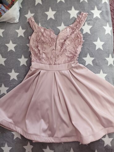 haljine za noćne izlaske: M (EU 38), bоја - Roze, Večernji, maturski, Na bretele