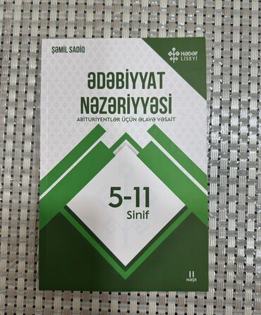 7 ci sinif ingilis dili kitabi: 5-11ci sinif arası keçirilən ədəbiyyat nəzəriyyəsi kitabı, hər