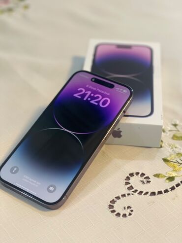 iphone 8 irsad electronics: IPhone 14 Pro, 256 GB, Deep Purple, Zəmanət, Face ID, Sənədlərlə