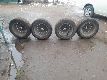 шины и диск: Колеса в сборе R 15, Зима, Комплект, Железные