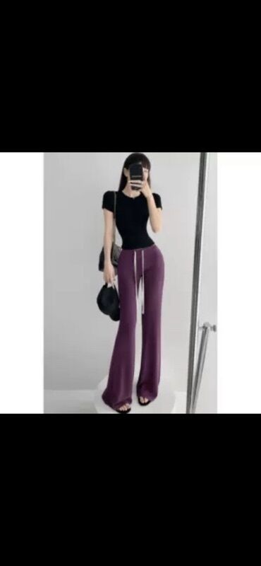 Женские брюки: Брюки Клеш, Лето, Китай, Стрейч, Новый, S, M, L at lalafo.kg — 13 Женские брюки: Брюки Клеш, Лето, Китай, Стрейч, Новый, S, M, L — 13