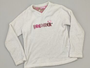 sweterek kopertowy biały: Sweatshirt, Primark, 12 years, 146-152 cm, condition - Fair