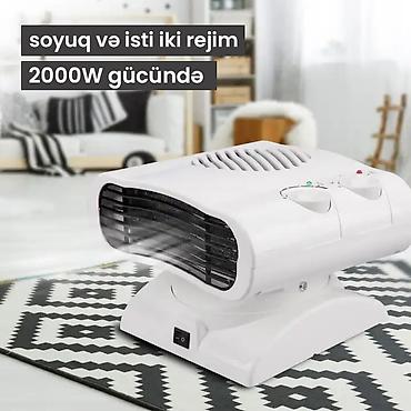 elektro kamin: Hava vuran qızdırıcı RAF 1185 2000W 15m² . 🆕Bütün məhsularımız Yenidir — 5