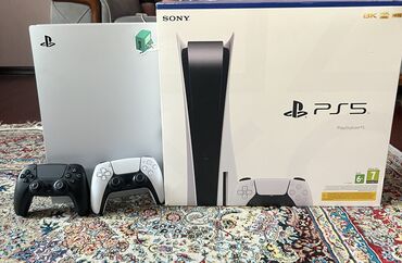 PS5 (Sony PlayStation 5): Her vaxtınız xeyir olsun 2 eded orginal jostick 1 heftedi alınıb qara