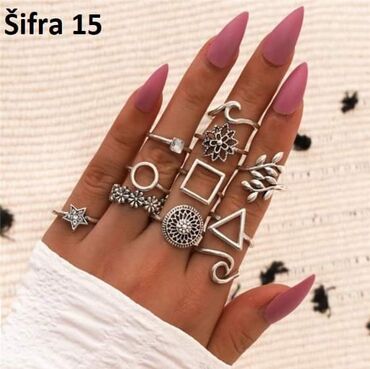 Prstenje: Cena: 1200din komplet — 10