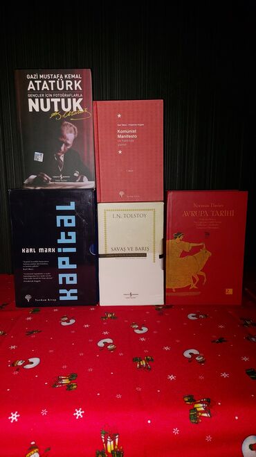 Кастрюли: Müxtəlif janrlarda türkcə kitablar Nutuk - 5 m Komünist Manifesto