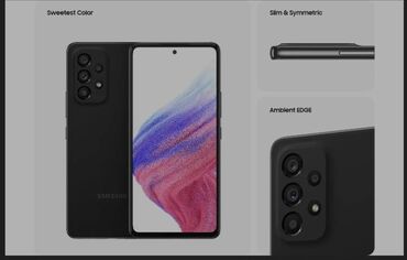 galaksi ət çəkən: Samsung Galaxy A53 5G, 128 ГБ, цвет - Черный, Отпечаток пальца