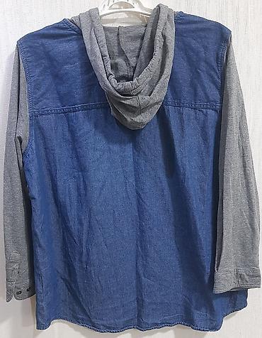 sekis it: John Baner Jeanswear qadın üst geyimi – denim köynək/hudi hibridi - — 2