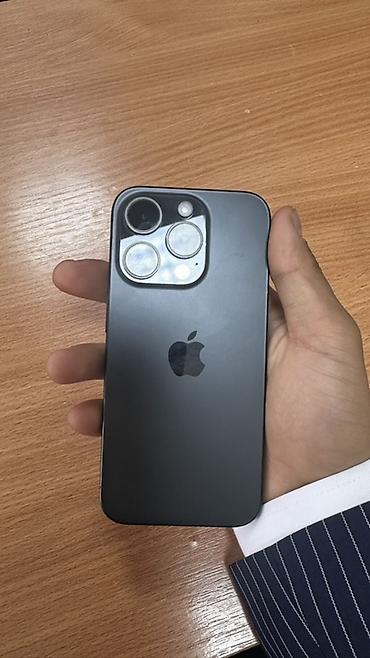 Мобильные телефоны: IPhone 15 Pro, Б/у, 256 ГБ, Black Titanium, Защитное стекло, Чехол, Коробка, 86 % — 4