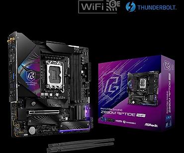 socket 1155: Asrock z890m riptide wi fi+core ultra 265k+32gb 6000mhz(16+16) — 1