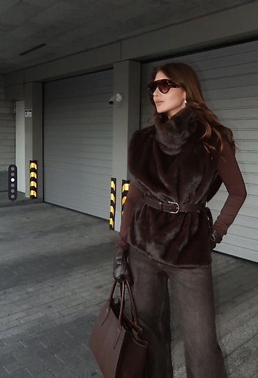 Шубы: Шубы из эконорки — женские длинные модели - Натуральная эко норка — 10