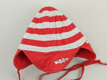 czapka biało czerwona: Cap, Newborn baby, condition - Good